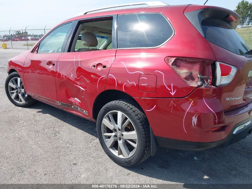 2015 Nissan Pathfinder Platinum VIN: 5N1AR2MM6FC697034 Lot: 40175276