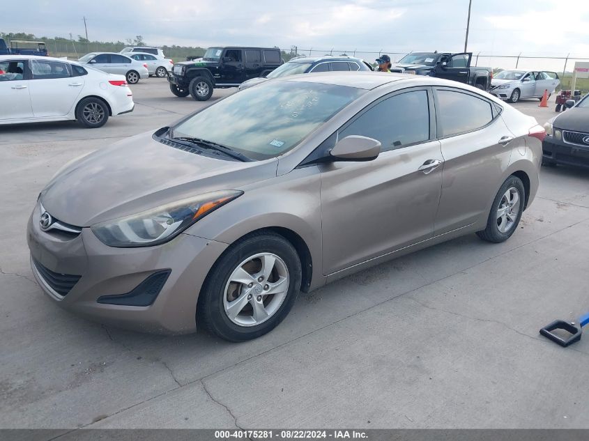 5NPDH4AE0FH568370 2015 HYUNDAI ELANTRA - Image 2