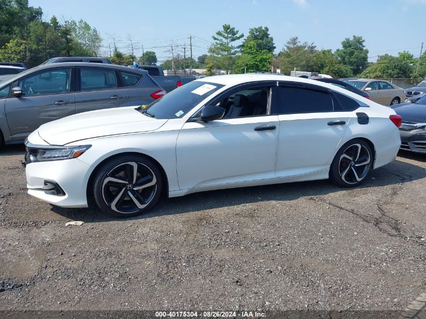 2021 Honda Accord Sport Special Edition VIN: 1HGCV1F40MA003593 Lot: 40175304