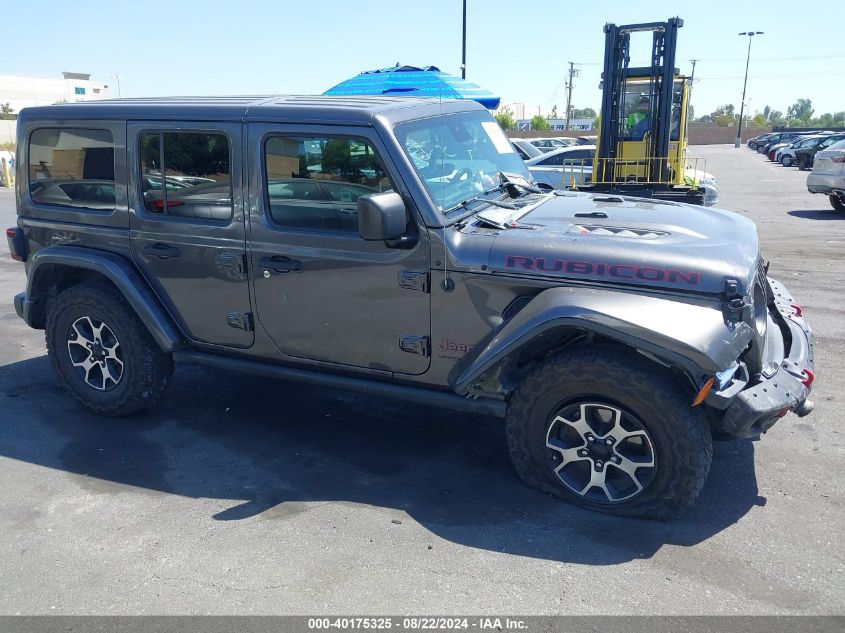 2021 Jeep Wrangler Unlimited Rubicon 4X4 VIN: 1C4JJXFM4MW538143 Lot: 40175325