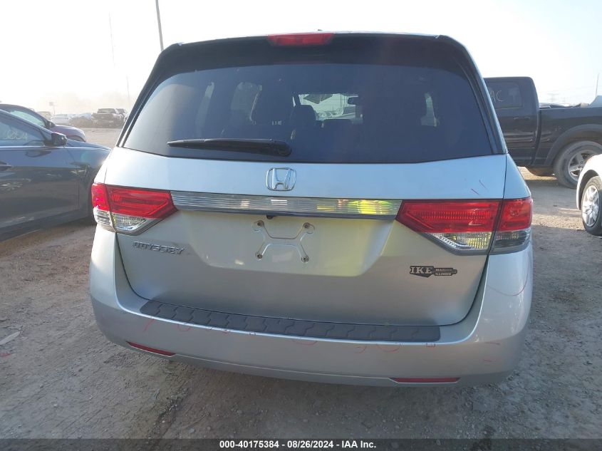 2014 Honda Odyssey Ex-L VIN: 5FNRL5H62EB049732 Lot: 40175384