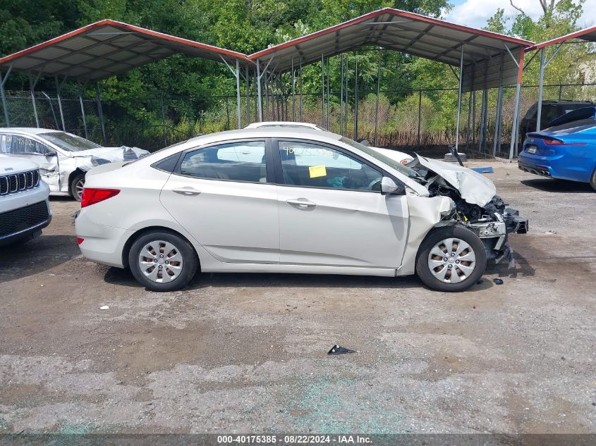 2016 Hyundai Accent Se VIN: KMHCT4AE6GU016160 Lot: 40175385