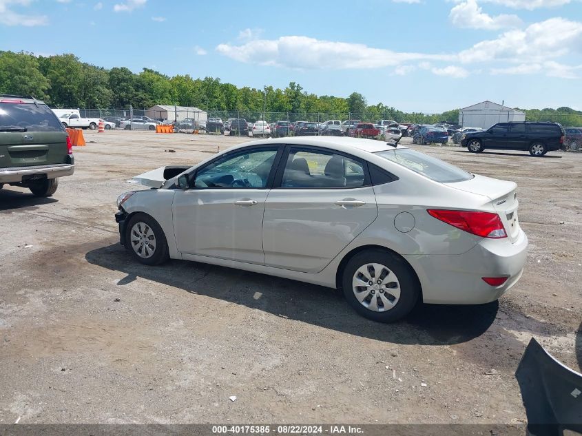 2016 Hyundai Accent Se VIN: KMHCT4AE6GU016160 Lot: 40175385