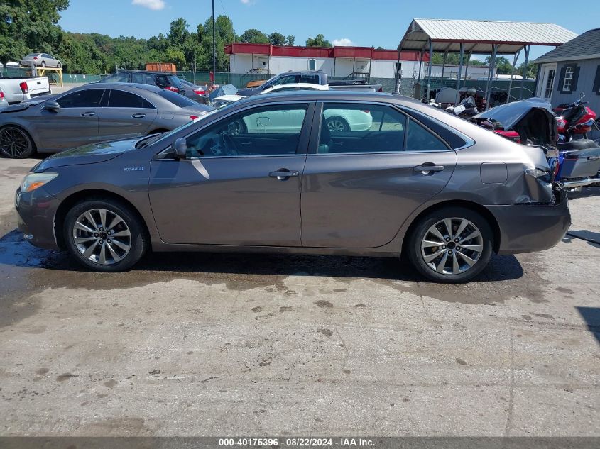 2015 Toyota Camry Hybrid Xle VIN: 4T1BD1FK6FU143933 Lot: 40175396