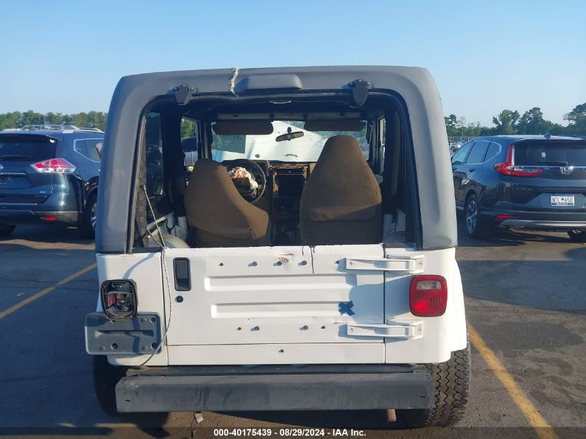 2001 Jeep Wrangler Sahara VIN: 1J4FA59S11P341922 Lot: 40175439