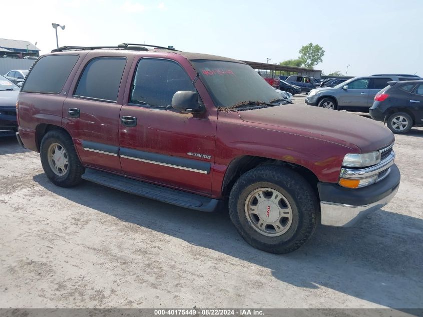 2002 Chevrolet Tahoe Ls VIN: 1GNEC13V02R214955 Lot: 40175449