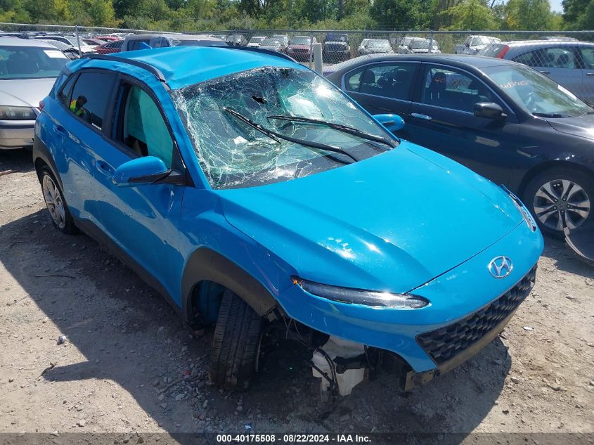 2022 Hyundai Kona Sel VIN: KM8K62AB7NU778472 Lot: 40175508