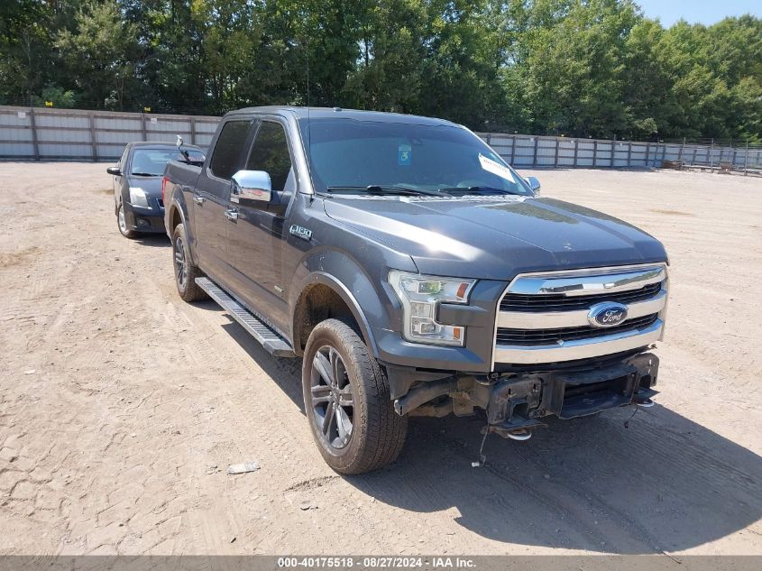 2015 FORD F-150 LARIAT - 1FTEW1EG3FFA96017