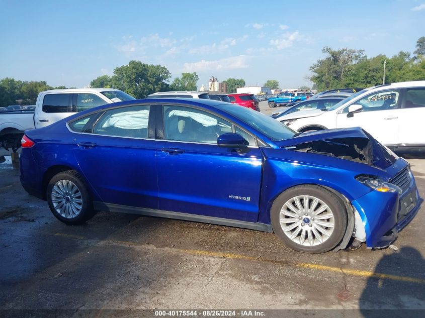 2015 Ford Fusion Hybrid S VIN: 3FA6P0UU1FR304889 Lot: 40175544