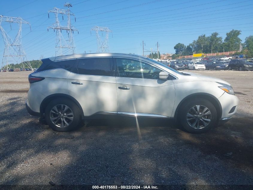 2016 Nissan Murano S VIN: 5N1AZ2MH6GN130184 Lot: 40175553