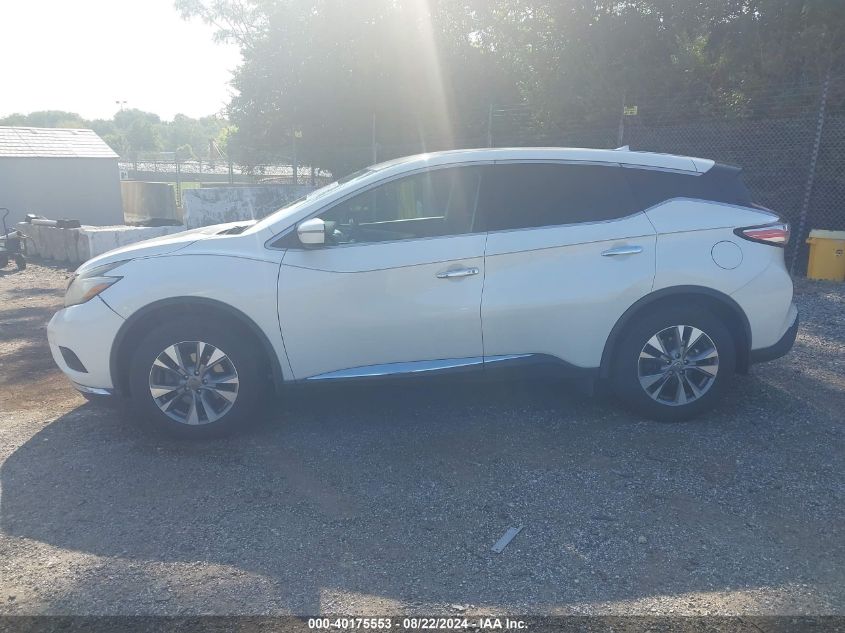 2016 Nissan Murano S VIN: 5N1AZ2MH6GN130184 Lot: 40175553