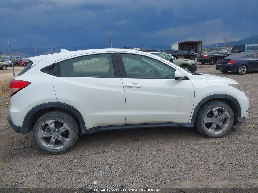 2018 Honda Hr-V Lx VIN: 3CZRU5H36JM708401 Lot: 40175577