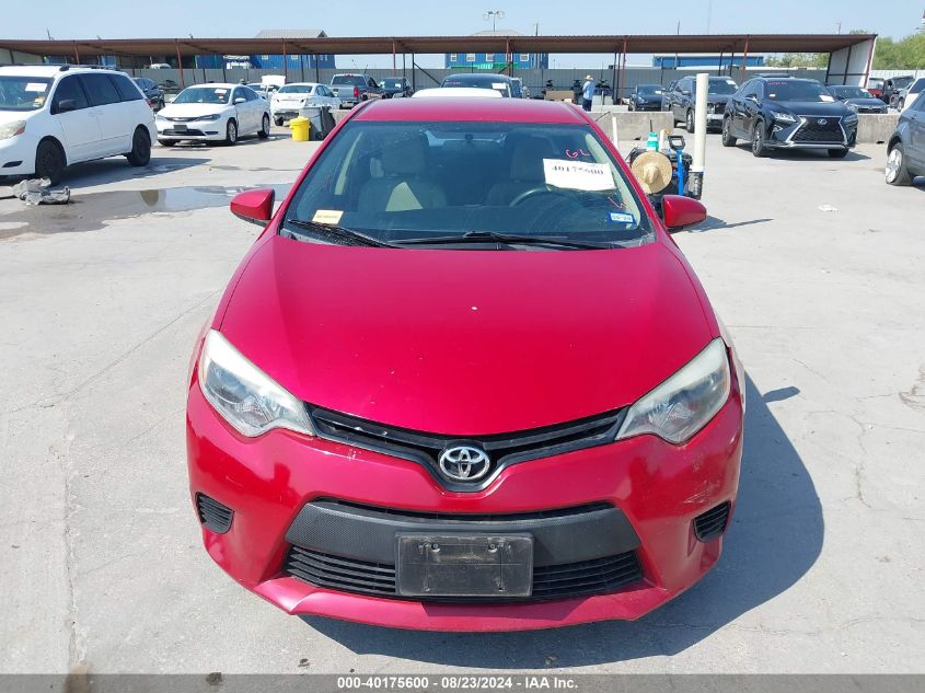 2014 Toyota Corolla Le VIN: 2T1BURHEXEC093561 Lot: 40175600