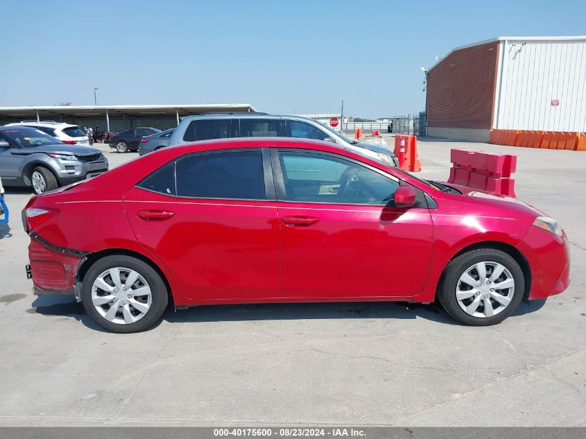 2014 Toyota Corolla Le VIN: 2T1BURHEXEC093561 Lot: 40175600