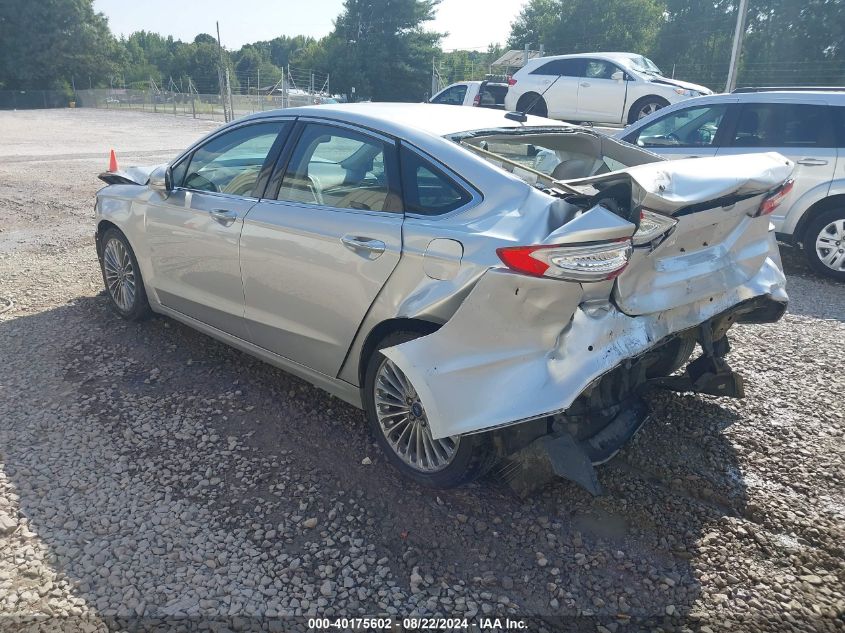 2016 Ford Fusion Titanium VIN: 3FA6P0K93GR301279 Lot: 40175602