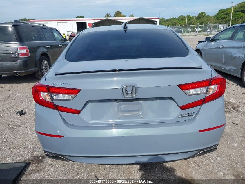 2022 Honda Accord Sport Special Edition VIN: 1HGCV1F47NA106110 Lot: 40175606