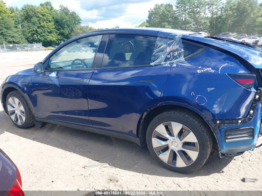 2023 Tesla Model Y Awd/Long Range Dual Motor All-Wheel Drive VIN: 7SAYGDEE3PF891314 Lot: 40175641