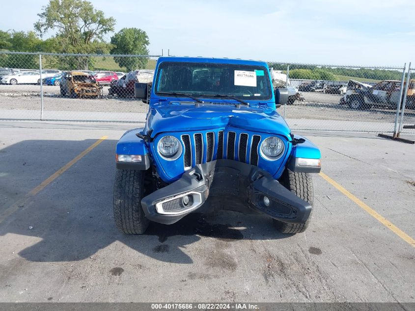 2022 Jeep Wrangler Unlimited Sahara 4X4 VIN: 1C4HJXEG8NW139635 Lot: 40175686