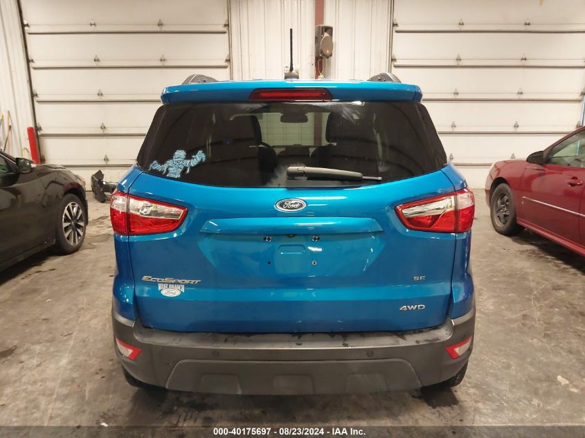 2020 Ford Ecosport Se VIN: MAJ6S3GL3LC336644 Lot: 40175697