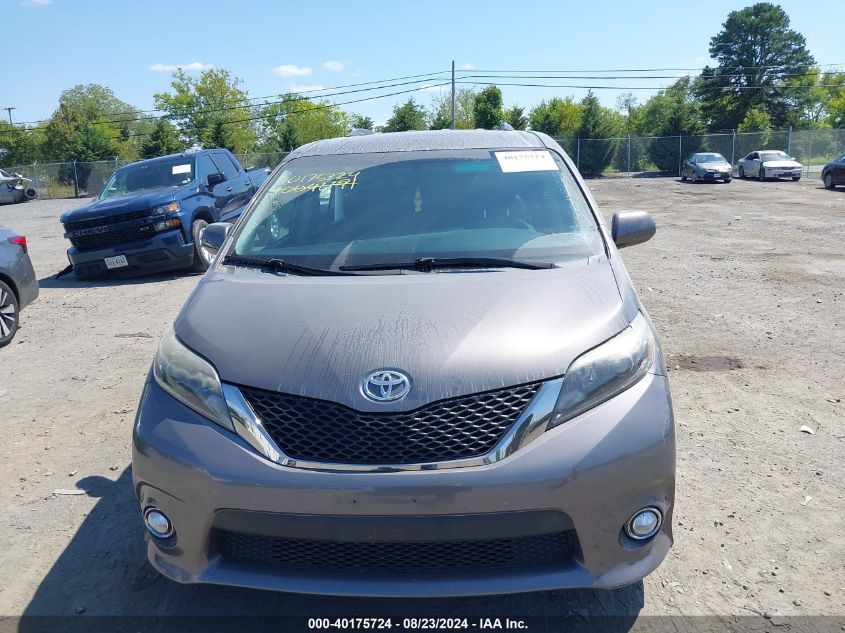 2015 Toyota Sienna Se Premium 8 Passenger VIN: 5TDXK3DC1FS577706 Lot: 40175724