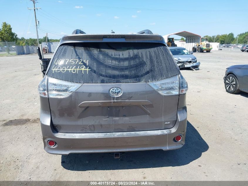 2015 Toyota Sienna Se Premium 8 Passenger VIN: 5TDXK3DC1FS577706 Lot: 40175724