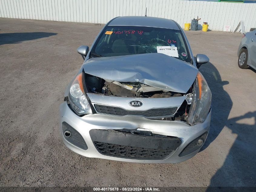 2013 Kia Rio Ex VIN: KNADN5A30D6233529 Lot: 40175878