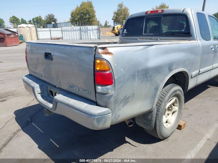 2002 Toyota Tundra Sr5 V8 VIN: 5TBBT44182S299644 Lot: 40175975