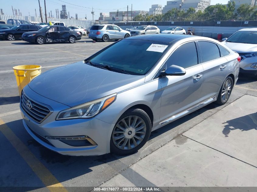 5NPE34AF2FH046836 2015 HYUNDAI SONATA - Image 2