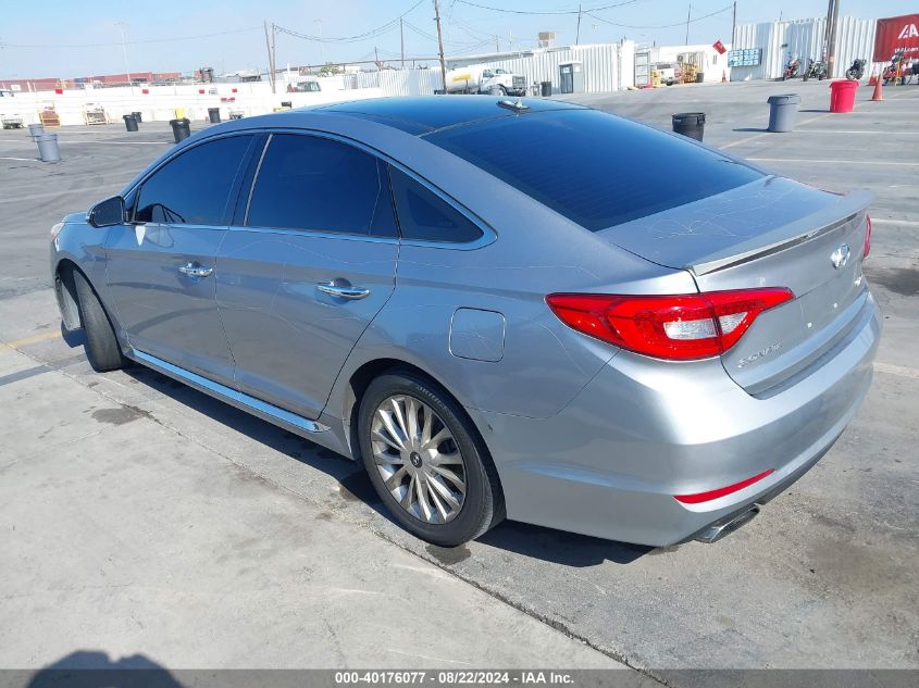 2015 HYUNDAI SONATA LIMITED - 5NPE34AF2FH046836