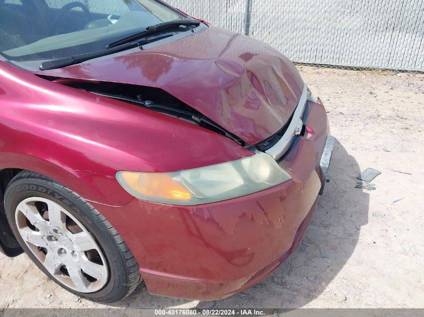 2007 Honda Civic Lx VIN: 1HGFA16557L068613 Lot: 40176080