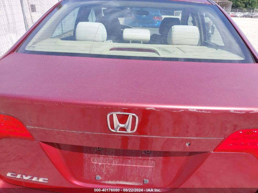 2007 Honda Civic Lx VIN: 1HGFA16557L068613 Lot: 40176080