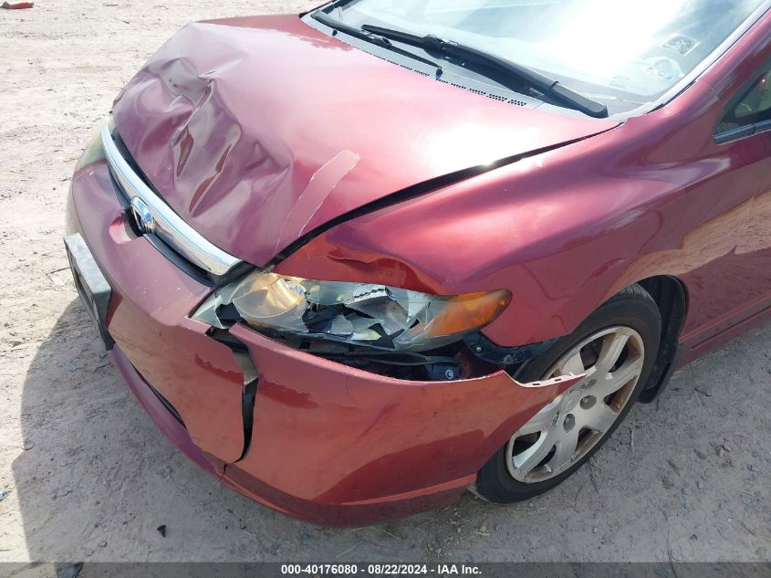 2007 Honda Civic Lx VIN: 1HGFA16557L068613 Lot: 40176080