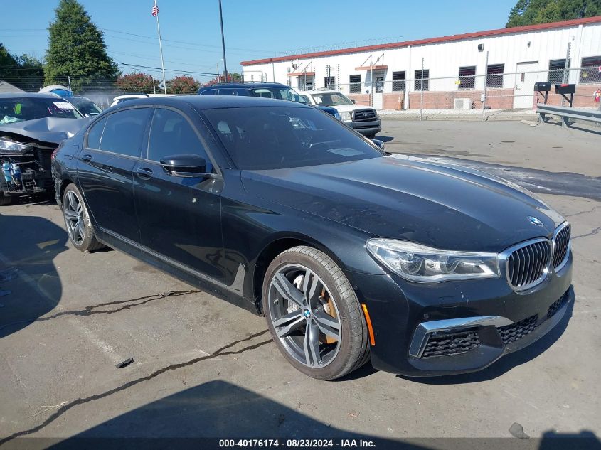 2016 BMW 750I xDrive VIN: WBA7F2C54GG418057 Lot: 40176174