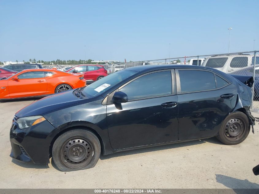 2016 Toyota Corolla Le VIN: 5YFBURHE4GP492419 Lot: 40176248