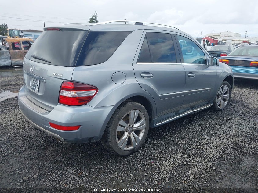 2011 Mercedes-Benz Ml 350 4Matic VIN: 4JGBB8GB3BA700631 Lot: 40176252
