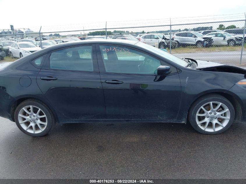 2013 Dodge Dart Sxt VIN: 1C3CDFBA1DD345826 Lot: 40176253