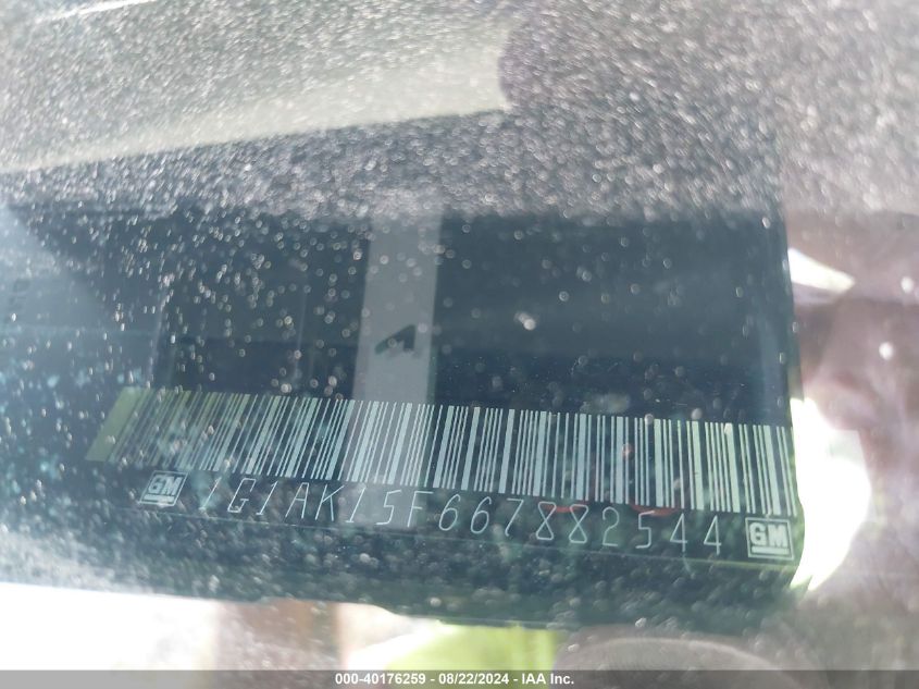 1G1AK15F667882544 2006 Chevrolet Cobalt Ls