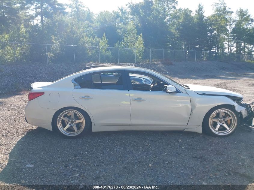 2014 Infiniti Q50 Sport VIN: JN1BV7ARXEM704922 Lot: 40176270