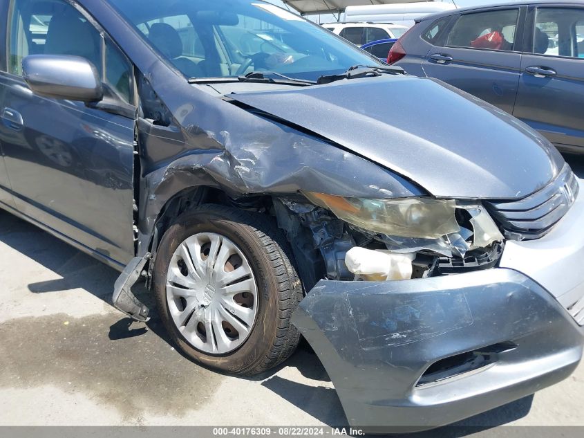 2010 Honda Insight Lx VIN: JHMZE2H59AS014634 Lot: 40176309