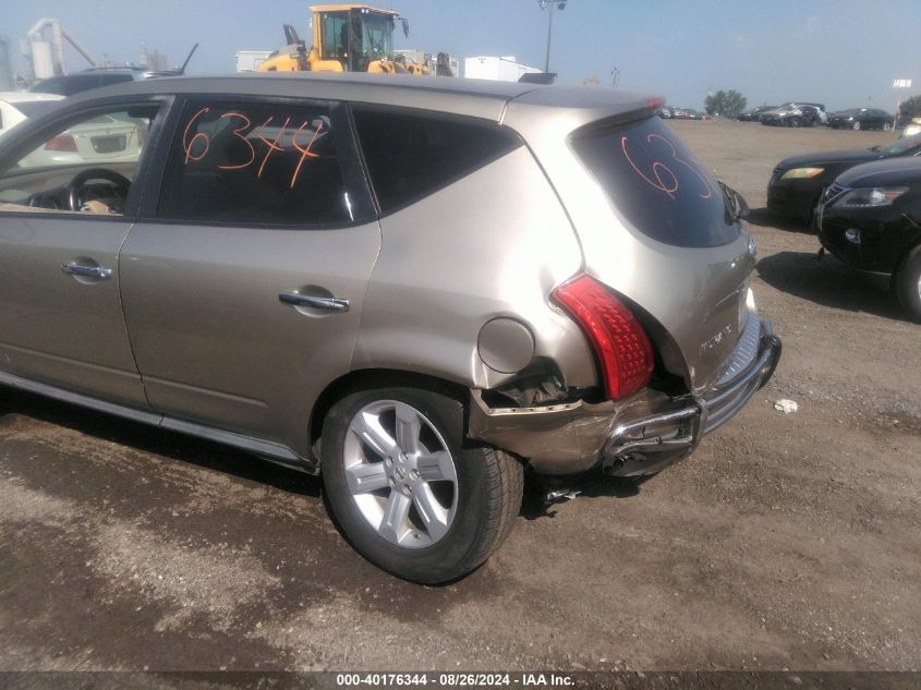 2007 Nissan Murano S VIN: JN8AZ08W77W658638 Lot: 40176344