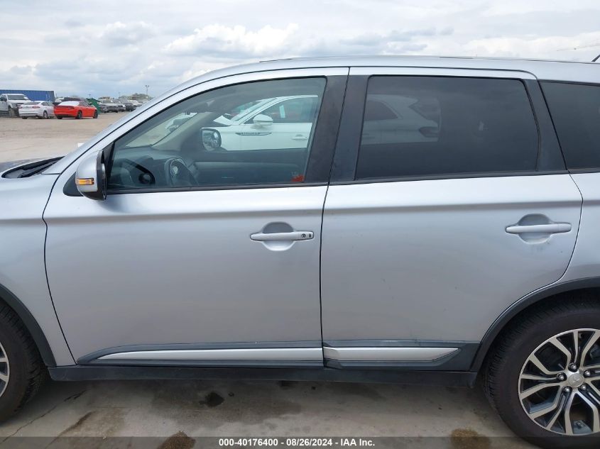 2016 Mitsubishi Outlander Se VIN: JA4AZ3A37GZ012389 Lot: 40176400