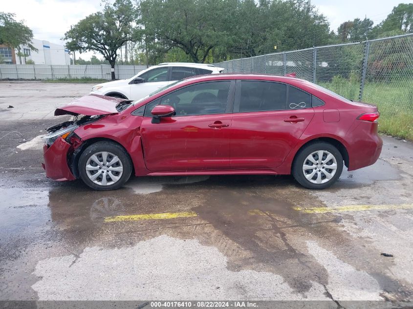 2022 Toyota Corolla Le VIN: JTDEPMAE2NJ217926 Lot: 40176410