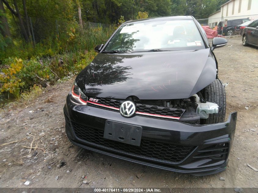 2020 Volkswagen Golf Gti 2.0T Autobahn/2.0T S/2.0T Se VIN: 3VW6T7AU2LM012550 Lot: 40176411