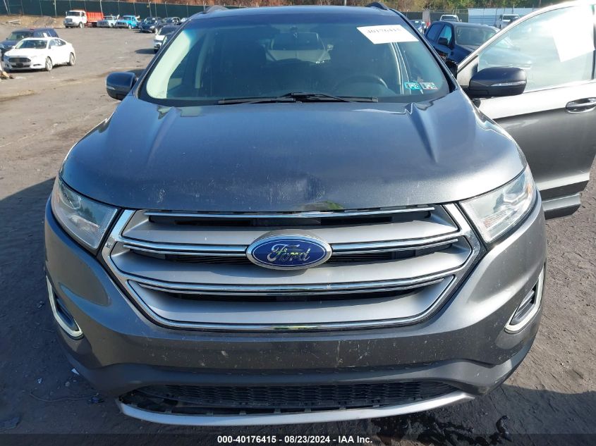 2015 Ford Edge Sel VIN: 2FMTK4J82FBC31603 Lot: 40176415