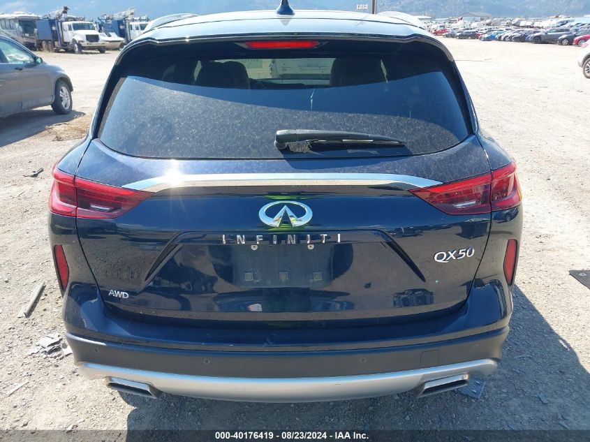 2021 Infiniti Qx50 Luxe Awd VIN: 3PCAJ5BB8MF117037 Lot: 40176419