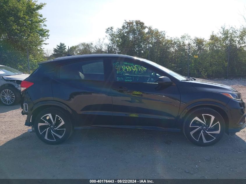 2019 Honda Hr-V Sport VIN: 3CZRU6H14KM706085 Lot: 40176443