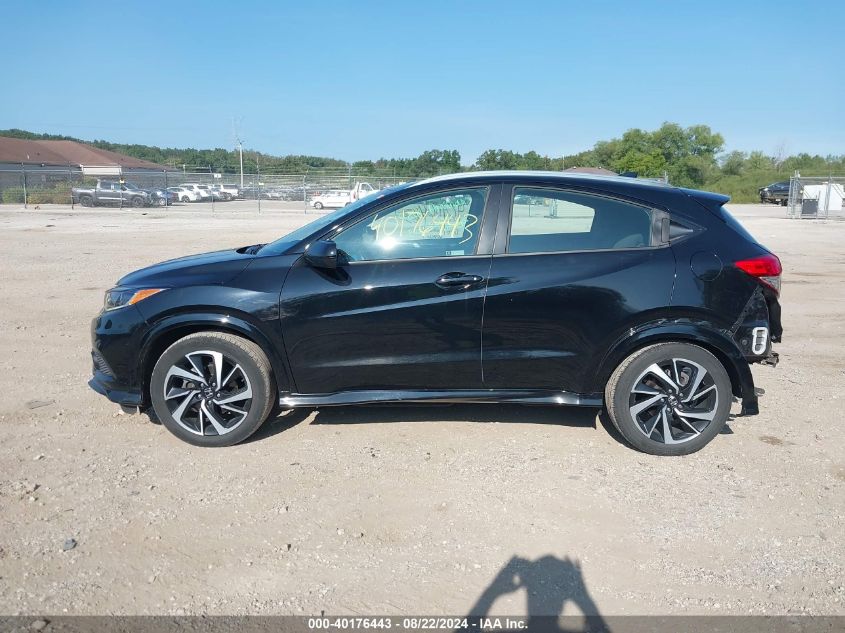 2019 Honda Hr-V Sport VIN: 3CZRU6H14KM706085 Lot: 40176443