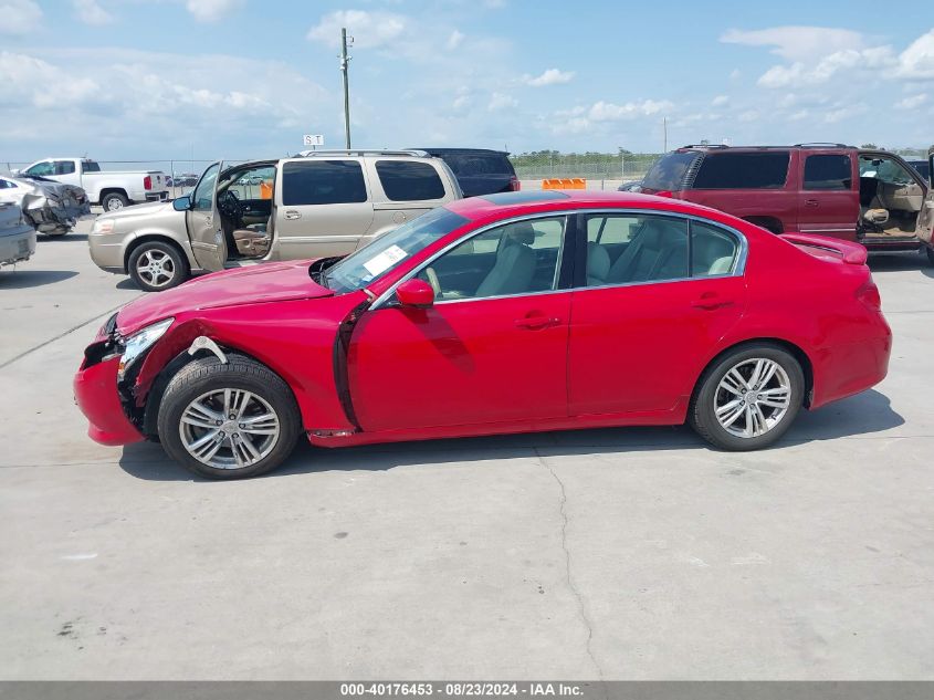 2010 Infiniti G37 Journey VIN: JN1CV6APXAM403946 Lot: 40176453