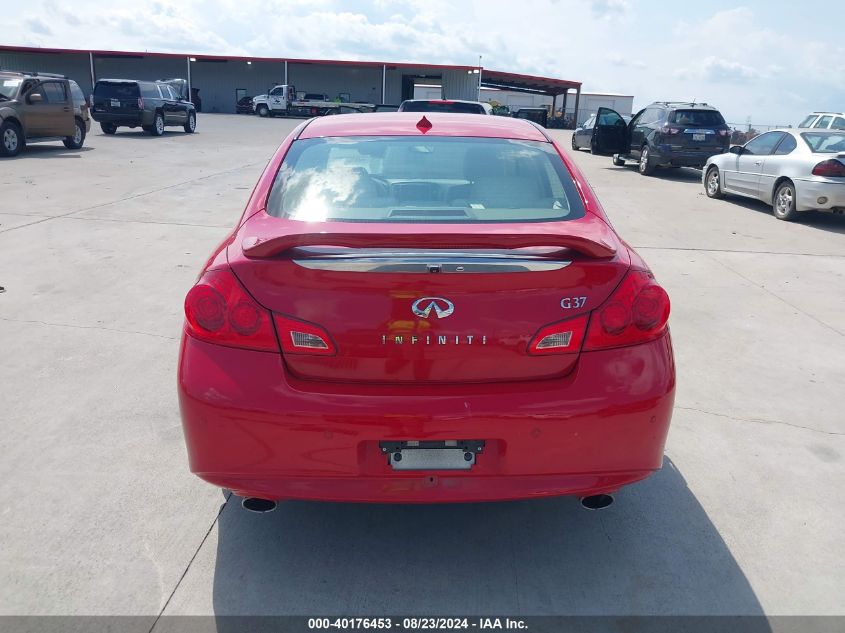 2010 Infiniti G37 Journey VIN: JN1CV6APXAM403946 Lot: 40176453