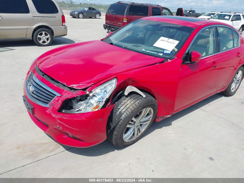 2010 Infiniti G37 Journey VIN: JN1CV6APXAM403946 Lot: 40176453